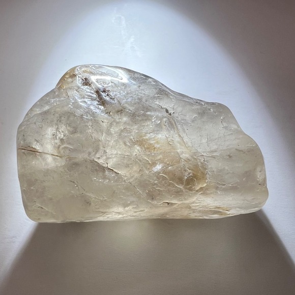 Golden Rutilated Quartz Crystal Freeform (#18) - Picture 5 of 13